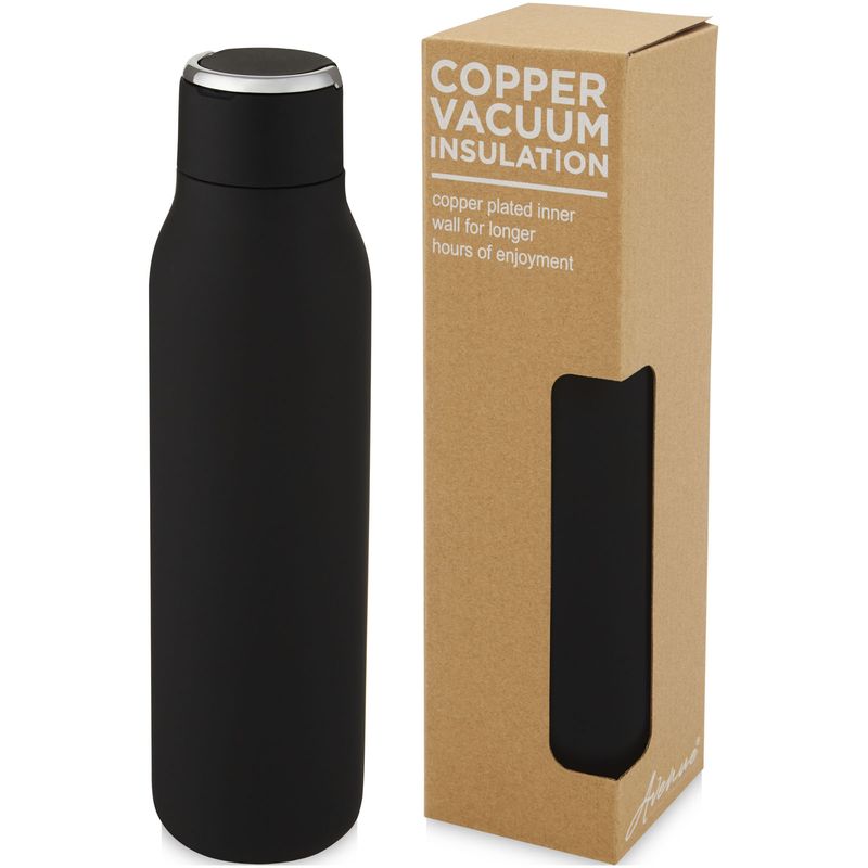 Marka 600 ml kobber vakuumisolert flaske med metalhempe