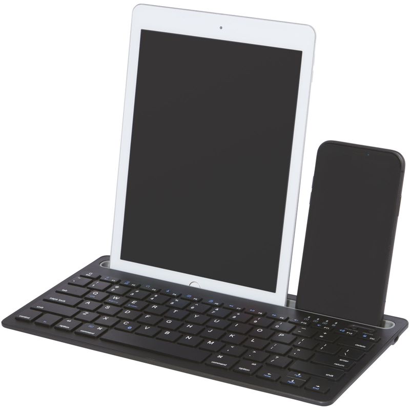 Hybrid tastatur for flere enheter med stativ