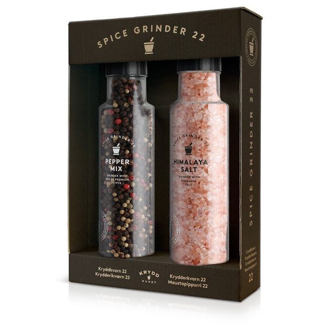 Hovedbilde 2-pk krydderkverner - Himalayasalt & Peppermix