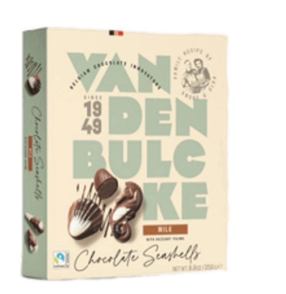 Hovedbilde Belgisk konfekt seashells 250g - Van Den Bulcke 